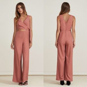 Finders keepers Breezeblocks Cutout Wrap Jumpsuit